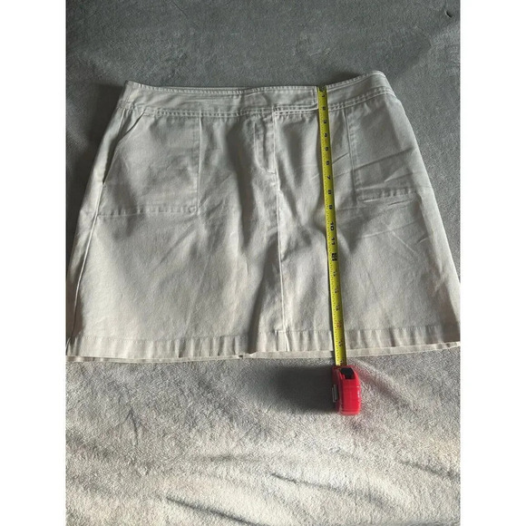 Style & Co‎ Beige Pockets Belted Pencil/Straight Knee Length Skirt Size 14P - Picture 10 of 13
